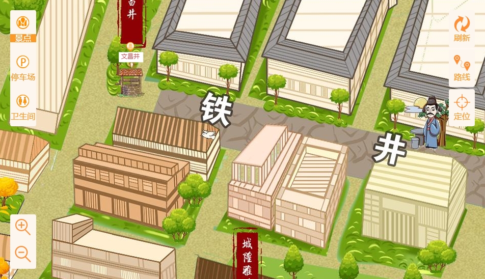 兰洋镇智慧景区：手绘地图与语音导览的完美融合